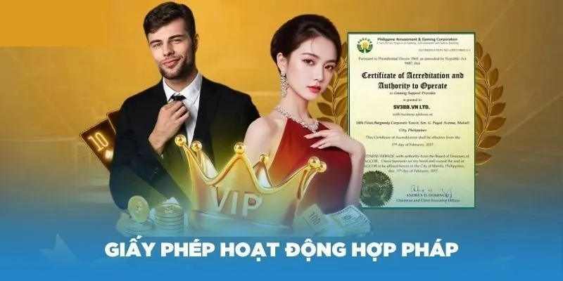 Giấy phép hoạt động hợp pháp chuẩn quốc tế của 33WIN